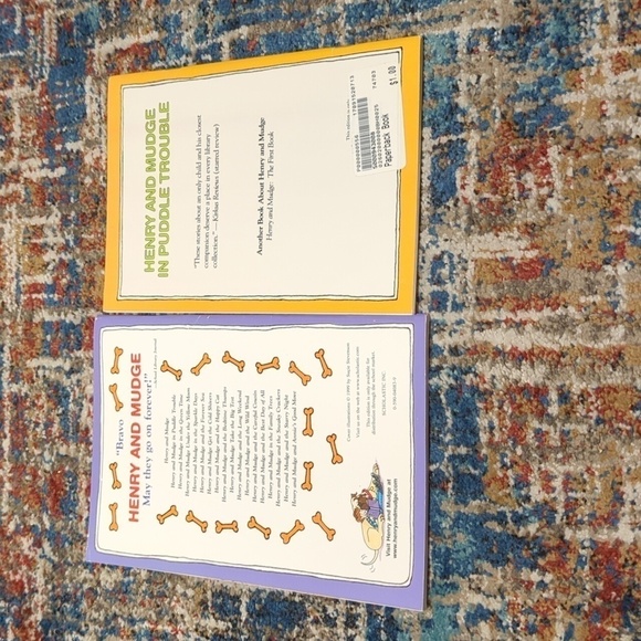 Cynthia Rylant Henry & Mudge Paperback Book Set of 2 - Used - Picture 2 of 5